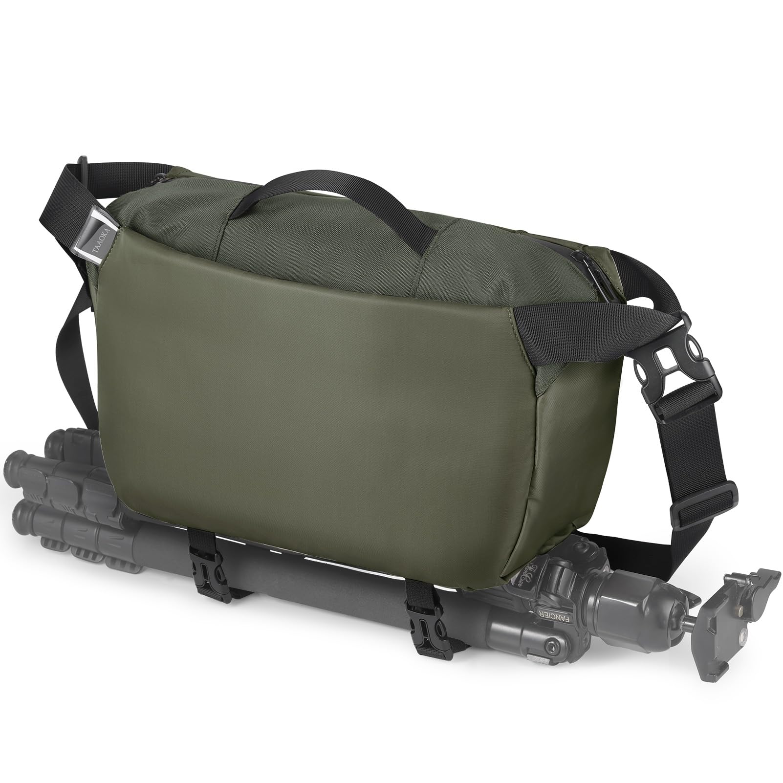 TAAOKA Camera Sling Bag, Waterproof Camera Case with Tripod Holder, DSLR/SLR/Mirrorless Cameras Shoulder Bag, Crossbody Camera Bags for Photography (