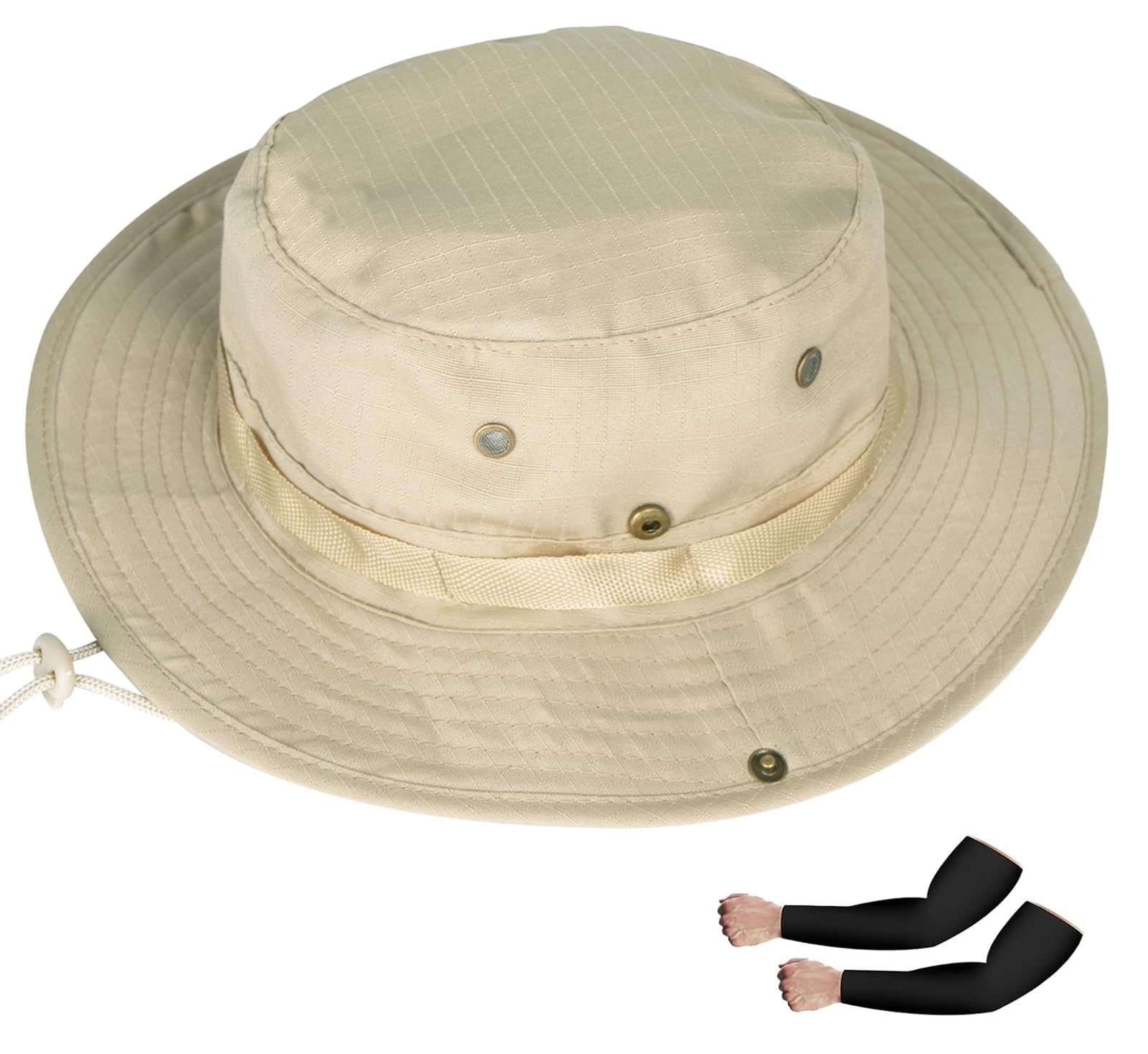 Rosoz Sun Hats for Men Women Bucket Hat UPF Protection Wide Brim Boonie Hat
