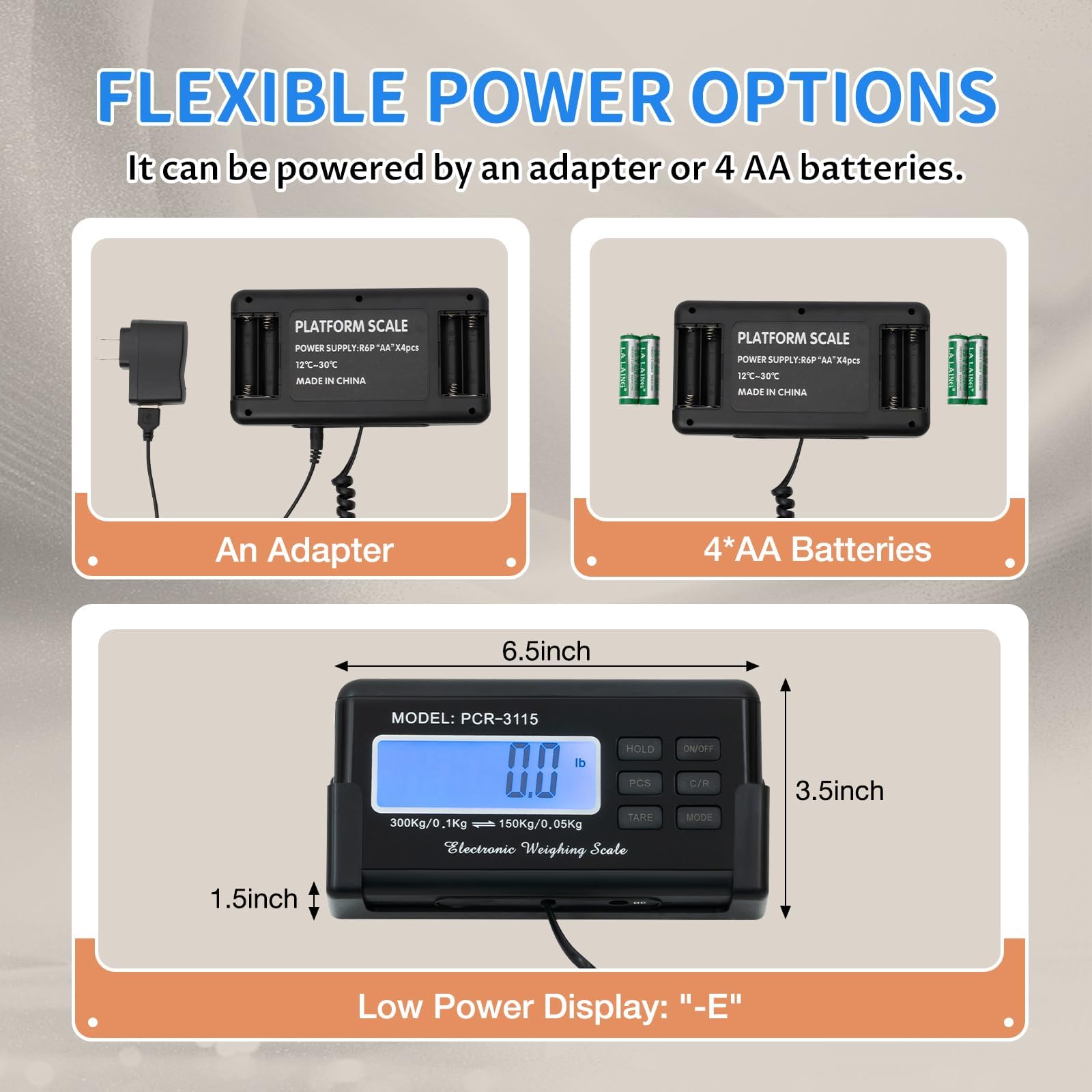 Balance Numérique Vétérinaire Électronique, 103 x 53 cm, en Acier Inoxydable, jusqu'à 300 kg, Écran LCD Externe, Unité de Pesée kg/oz/lb
