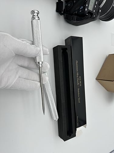 Miniatura 2 de Palillo de hielo de acero inoxidable con cubierta de seguridad, herramienta de selección para romper hielo, mango antideslizante antideslizante para