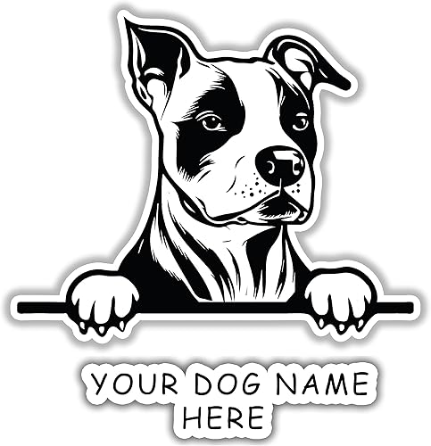 Miniatura 6 de Personaliza la calcomanía de mascota con el nombre de tu perro Calcomanías de mascotas dibujadas personalizadas para tu automóvil, camión, SUV