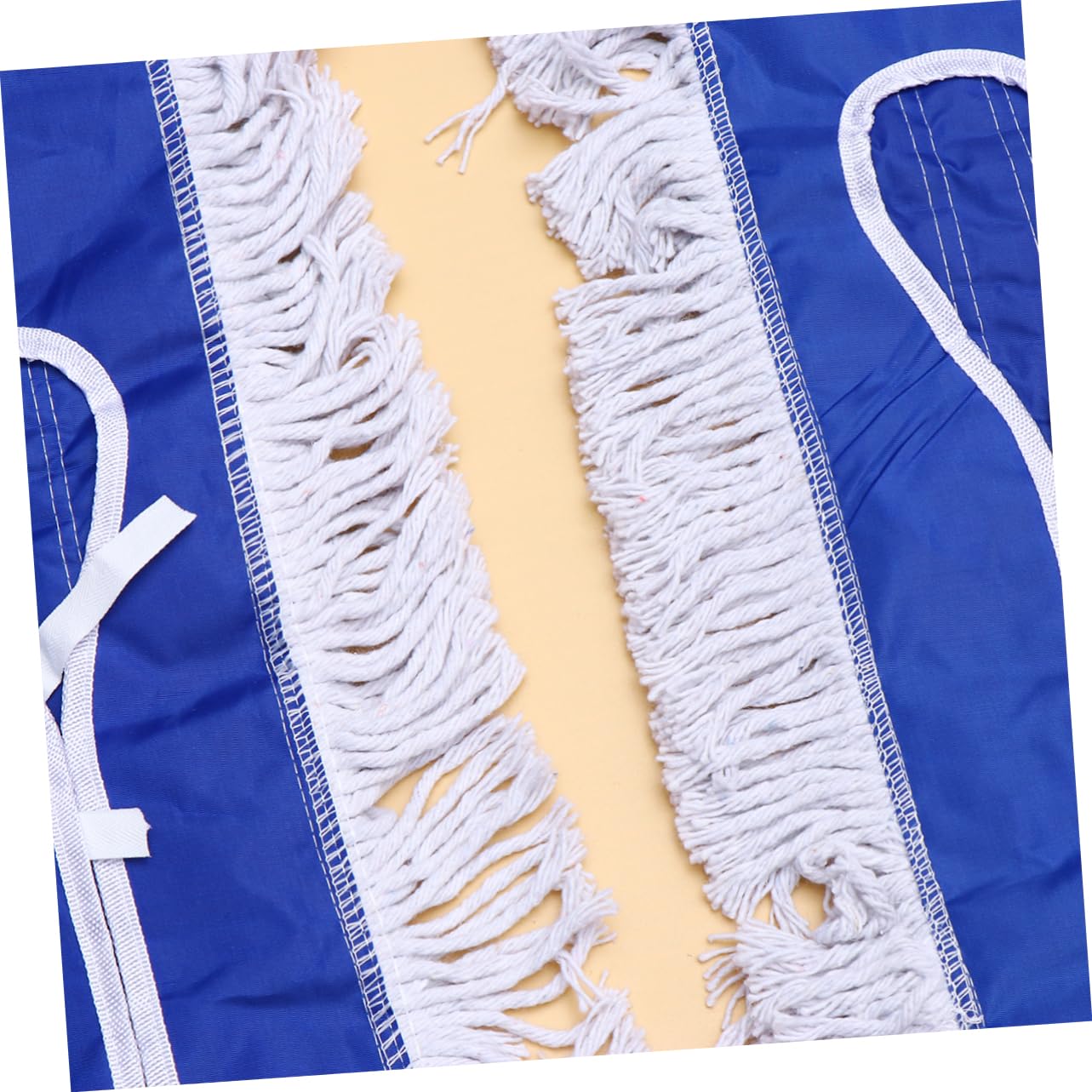 Panno Ricambio per Mop Blu 2 Pezzi in Filo di Cotone per Pulizia | Assorbimento Acqua, Raccoglie Residui Grandi, per Parete e Angoli, Accessori per Scopa Mop