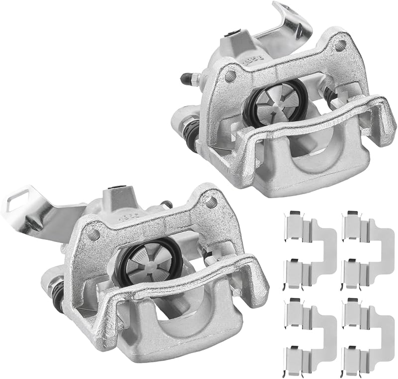 Conjunto de pinças de freio traseiras SYKRSS para Mini Cooper 2007–2015 1.6L L4 GAS – Par