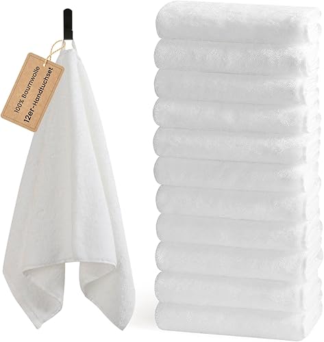 Vista 330 de SEMAXE - Juego de toallas de baño grises, 2 toallas de baño, 2 toallas de mano, 4 toallas faciales, toalla 100% algodón para baño, toalla suave