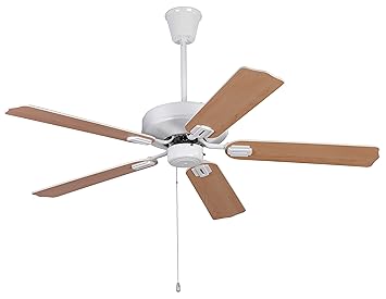 Windkraft Hilton 52 Inches Five Blade Ceiling Fan (White)
