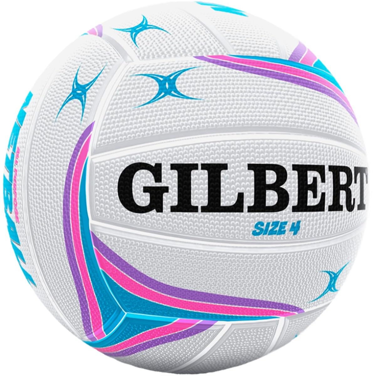 Gilbert APT Training Netball (Purple, Size 4)
