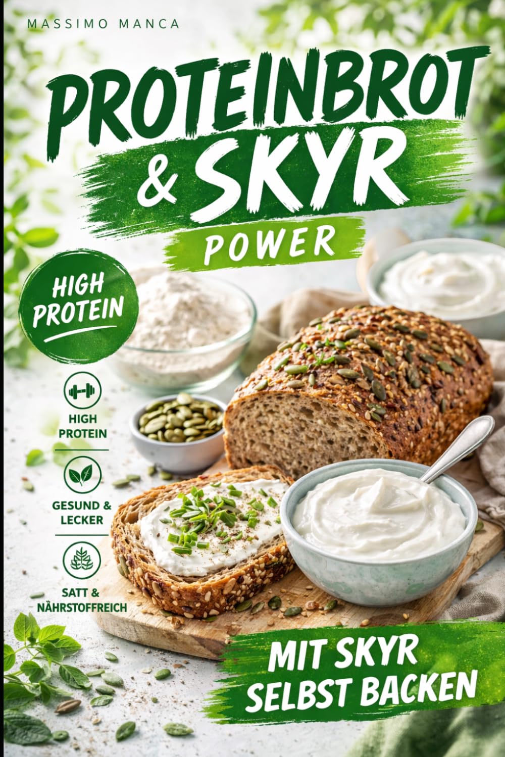 Proteinbrot Revolution: High-Protein Brot & Brötchen backen mit Skyr – 25 einfache Rezepte für Abnehmen, Fitness & gesunde Ernährung