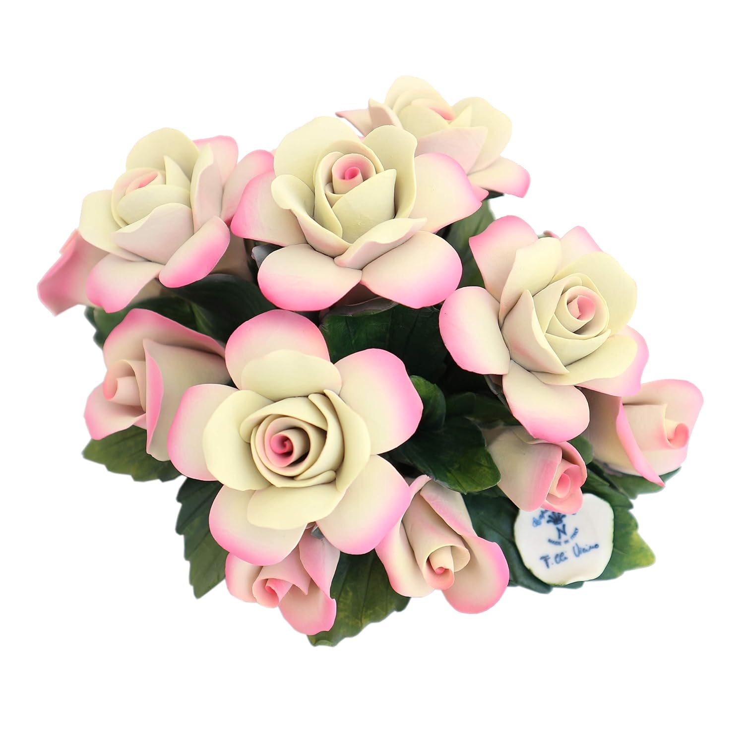 Bouquet De Roses Fait À Main En Porcelaine Par Unionporcelain Dans Le