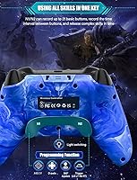 Vista 6 de Wireless Switch Controllers for Nintendo Switch/Lite/OLED/Switch 2, 1200mAh Rechargeable Pro Controller, 10 Colors LED Light up, Switch Turbo Remote