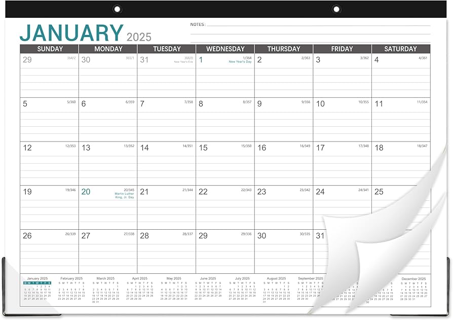 Amazon.com : 2025 Desk Calendar - Desk Calendar 2025, 17 2025-calendar-templates-and-images
