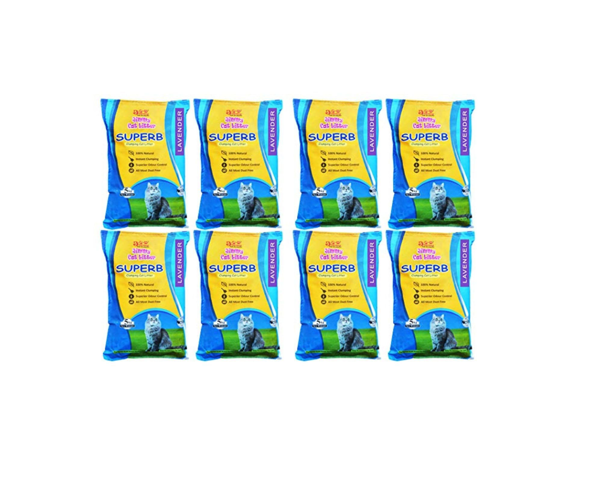 JiMMy Pet Products Superb Clumping Bentonite Cat Litter Sand for cat (Lavender, 40 Kg) (B0C7MLST5D) Amazon Price History, Amazon Price Tracker
