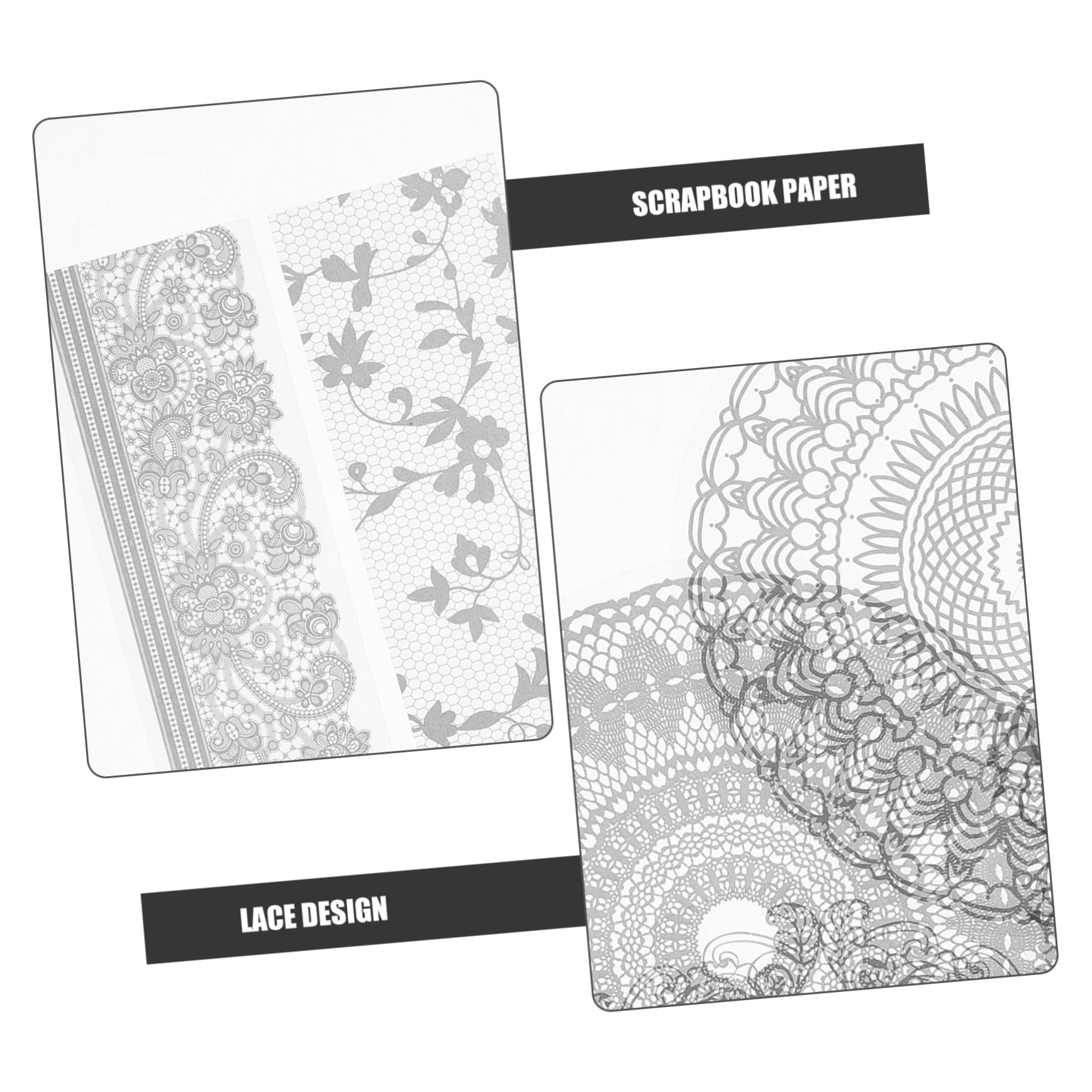 Gadpiparty 3 Set Adesivi in Carta Decorativa Per Scrapbook Adesivi Per Progetti Creativi Decorazioni Eleganti 100 Pezzi * 3