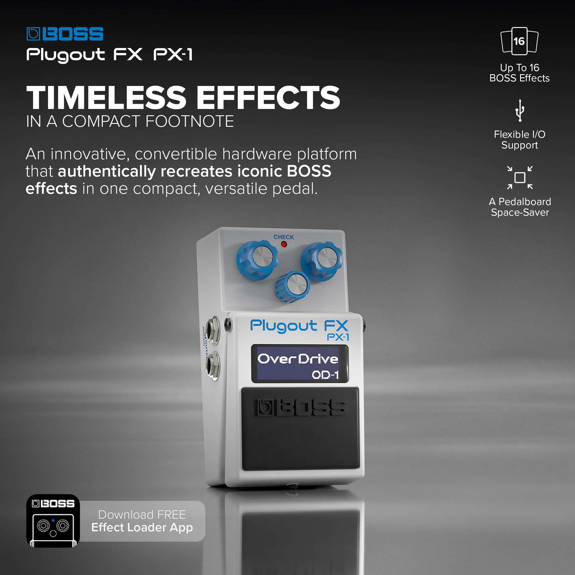 Amazon.co.jp: BOSS PX-1 プラグアウト FX | 革新的なコンバーチブル