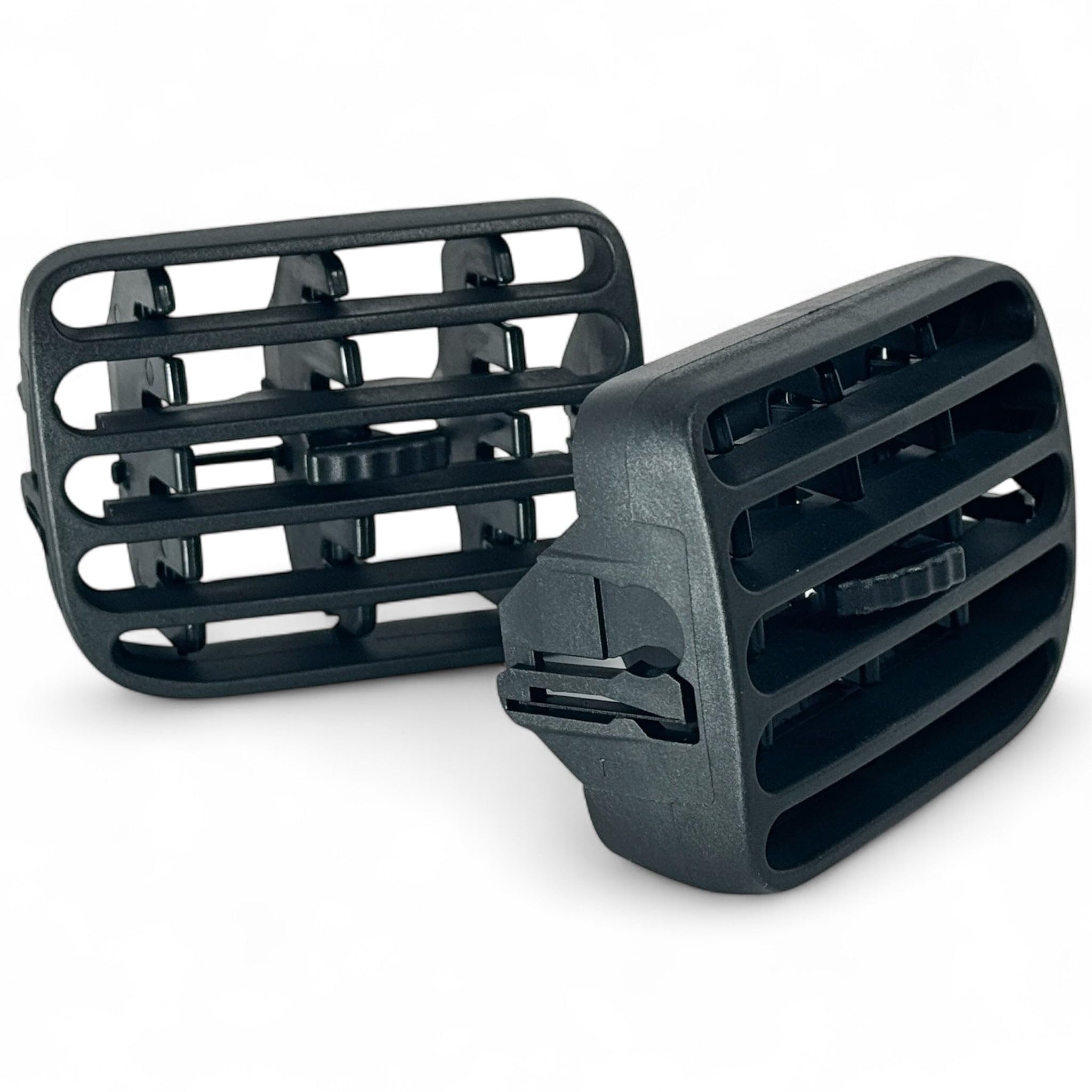 Set di 2 griglie di ventilazione anteriore centrale sinistra e destra per cruscotto compatibili con Renault Clio II e Thalia I OEM: 7702258279 7702258280