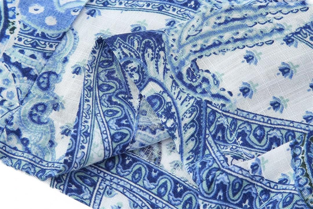 Set di camicia a maniche lunghe da donna stampata con elastico in vita pantaloni larghi larghi set comodo