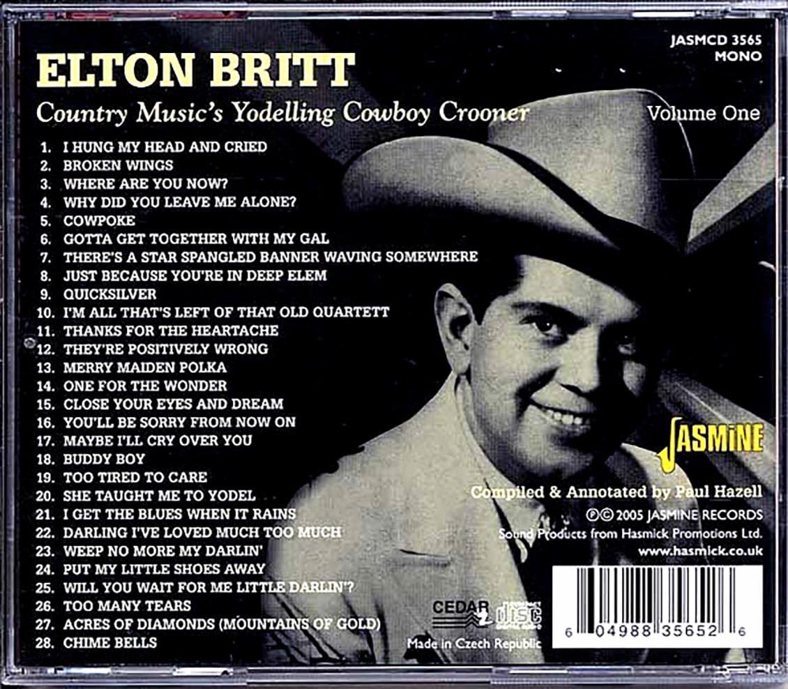 Country Music's Yodelling Cowboy Crooner Volume 1