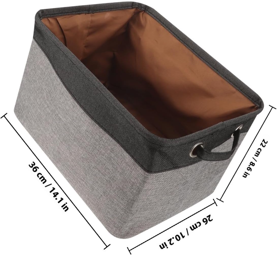 Fabric Organizer Dog Storage Basket with Handle image 2