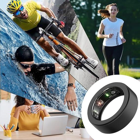 3 Pack Silicone Ring Cover for Oura Gen 4 Gen 3 Samsung Galaxy Anti-Scratch Elastic Silicone Smart Ring Case Protector for Men Women Gym Workout White