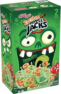 Limited Time Kellogg's Apple Jacks, Zombie Green Apple (26 oz., 2 pk.)
