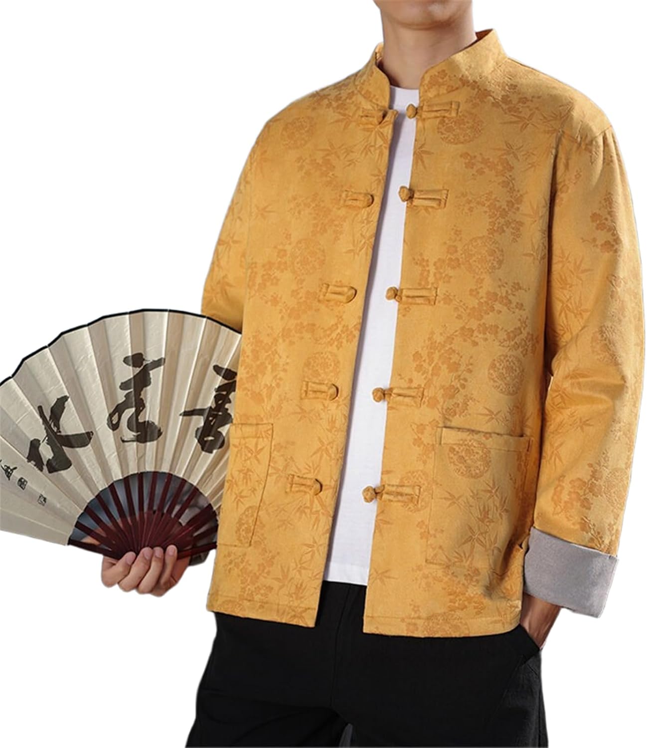 Men's Chinese-Style Clothing, Zhongshan Suits, Stand-Up Collar Jackets, And Tang-Style