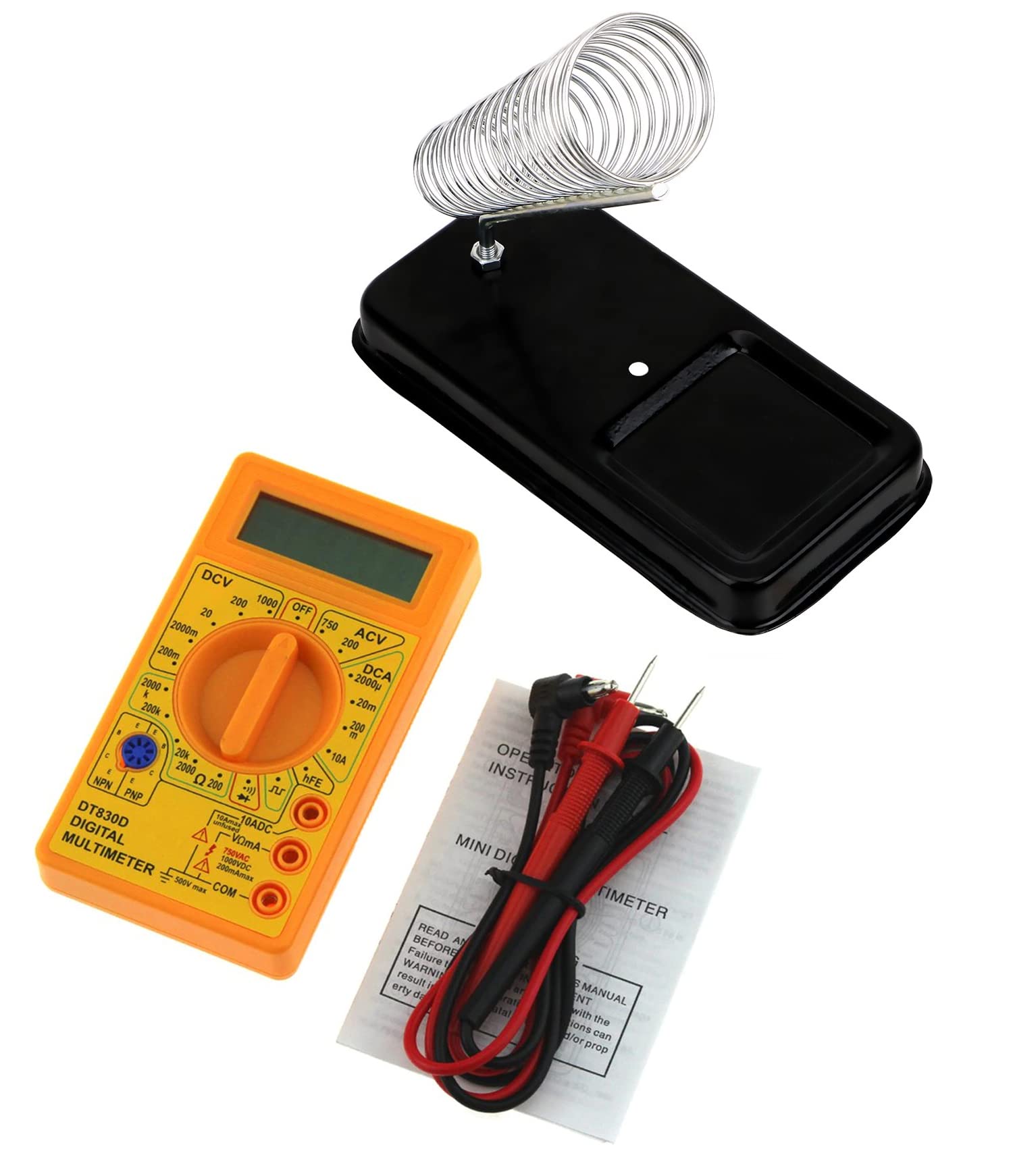 Digital Craft Metal Support Station Soldering Iron Frame High Temperature Resistance Generic Electric Stand Holder Soldering Iron Stand,Digital Multimeter