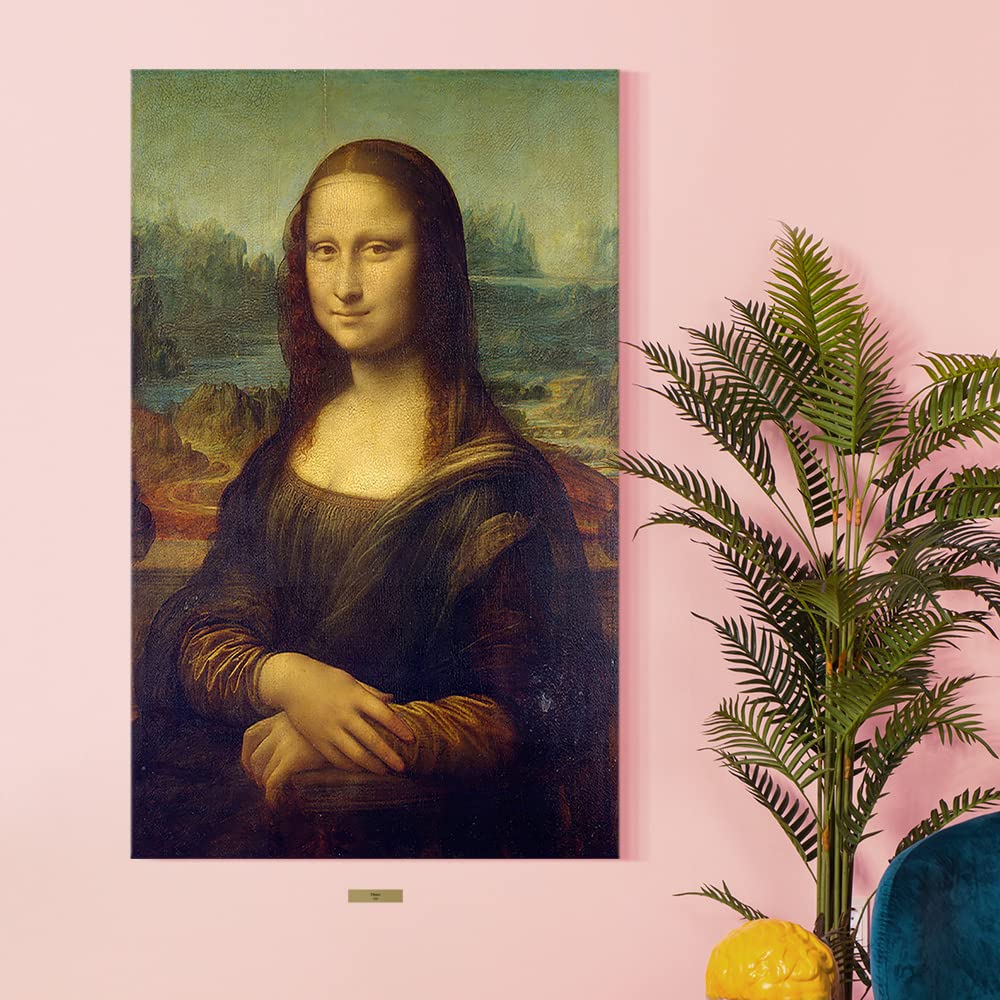 モナリザ 額縁付 イタリア製キャンバスアート