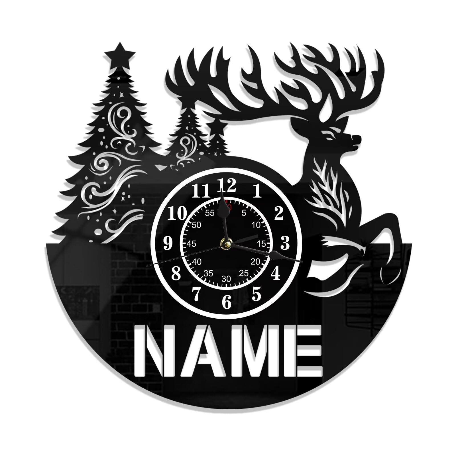 Orologio da parete con nome personalizzato,35cm