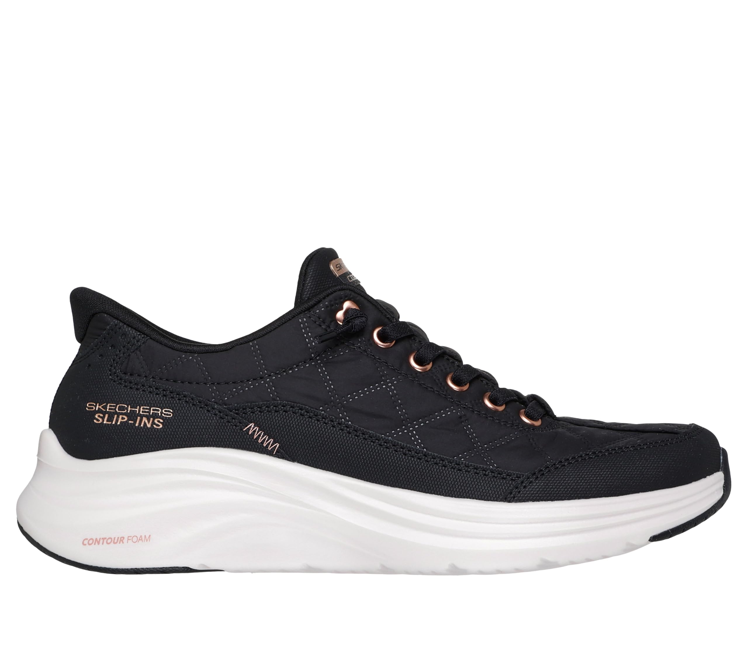 Skechers Womens Contour Foam - Cozy Fit Golden Hour Hands Free Slip-ins