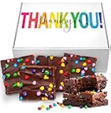 Thank You Gift Basket Chocolate Brownies Cookies Employee Appreciation Food Gift Treats For Men Women Kids Individually Wrapped Care Package | Nut Free | Fresh Bakery Cake