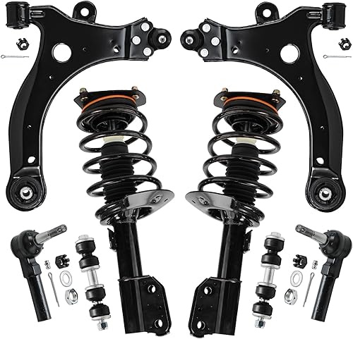 Miniatura 182 de Detroit Axle - Kit de puntales delanteros de 6 piezas para Chevrolet Aveo Aveo5 Pontiac G3 Wave, barra estabilizadora, varillas de acoplamiento