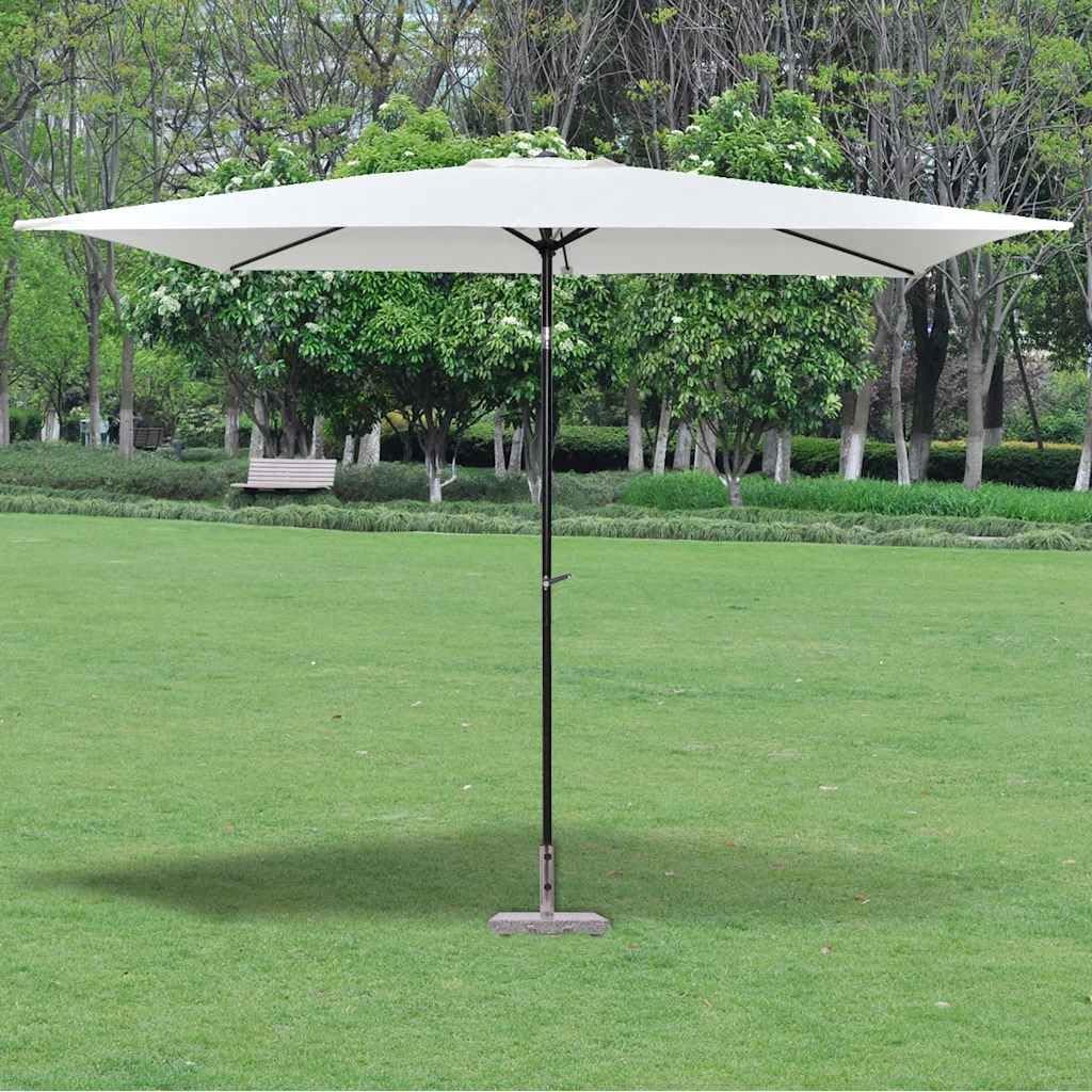Stojak na parasole 45 cm z polerowanego granitu i stali nierdzewnej, waga 29 kg, z 2 adapterami do masztu Ø 38/48 mm, idealny na balkon, taras, do ogrodu i na plażę, stabilna podstawa parasola