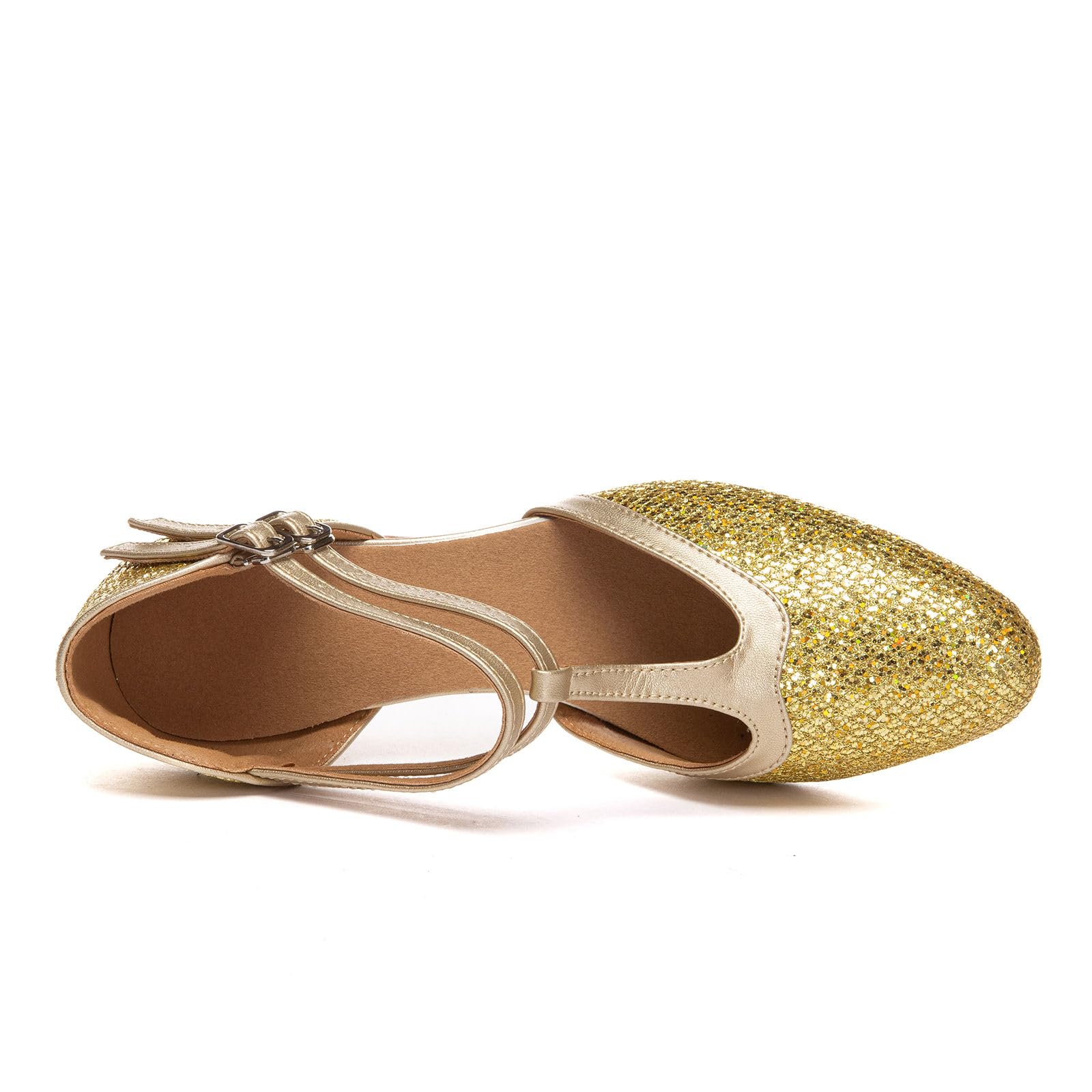 Damskie buty do tańca z paskiem T dla kobiet czółenka sceniczne nowoczesne tango swing buty do tańca latynoskiego