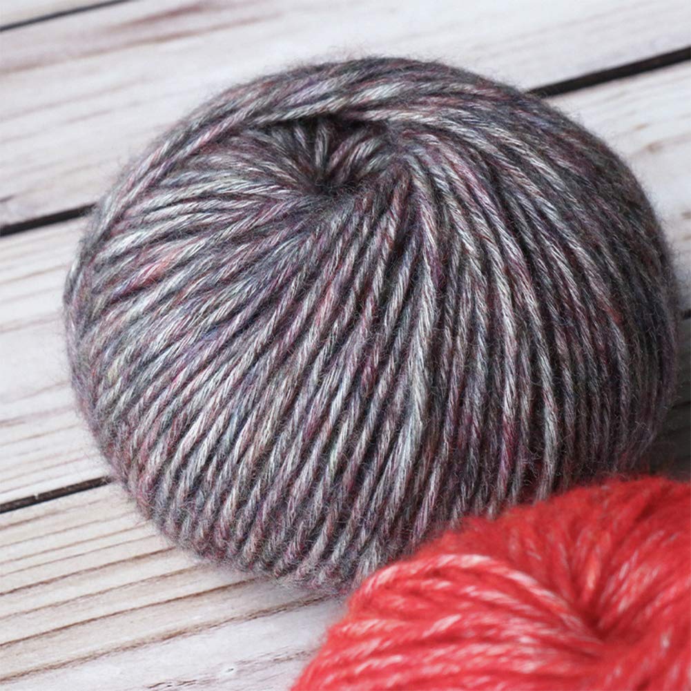 300G Blumen gefärbt Spinning Wolle Garn für Stricken und Häkeln, Baumwolle Acryl, 11 Farben, Pullover Schal Handschuhe Schal,02
