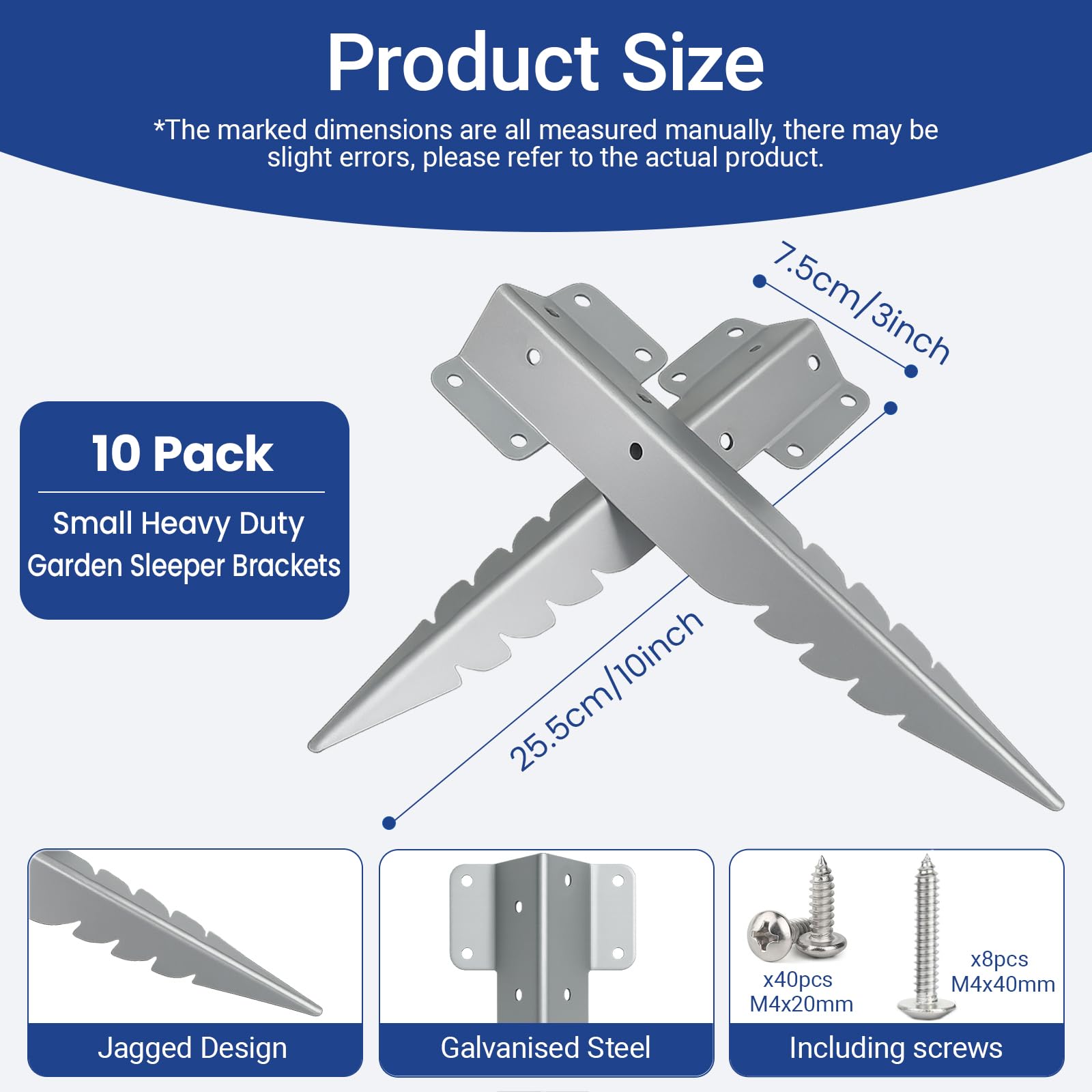 Xyxu Small Railway Sleeper Brackets - Image 2