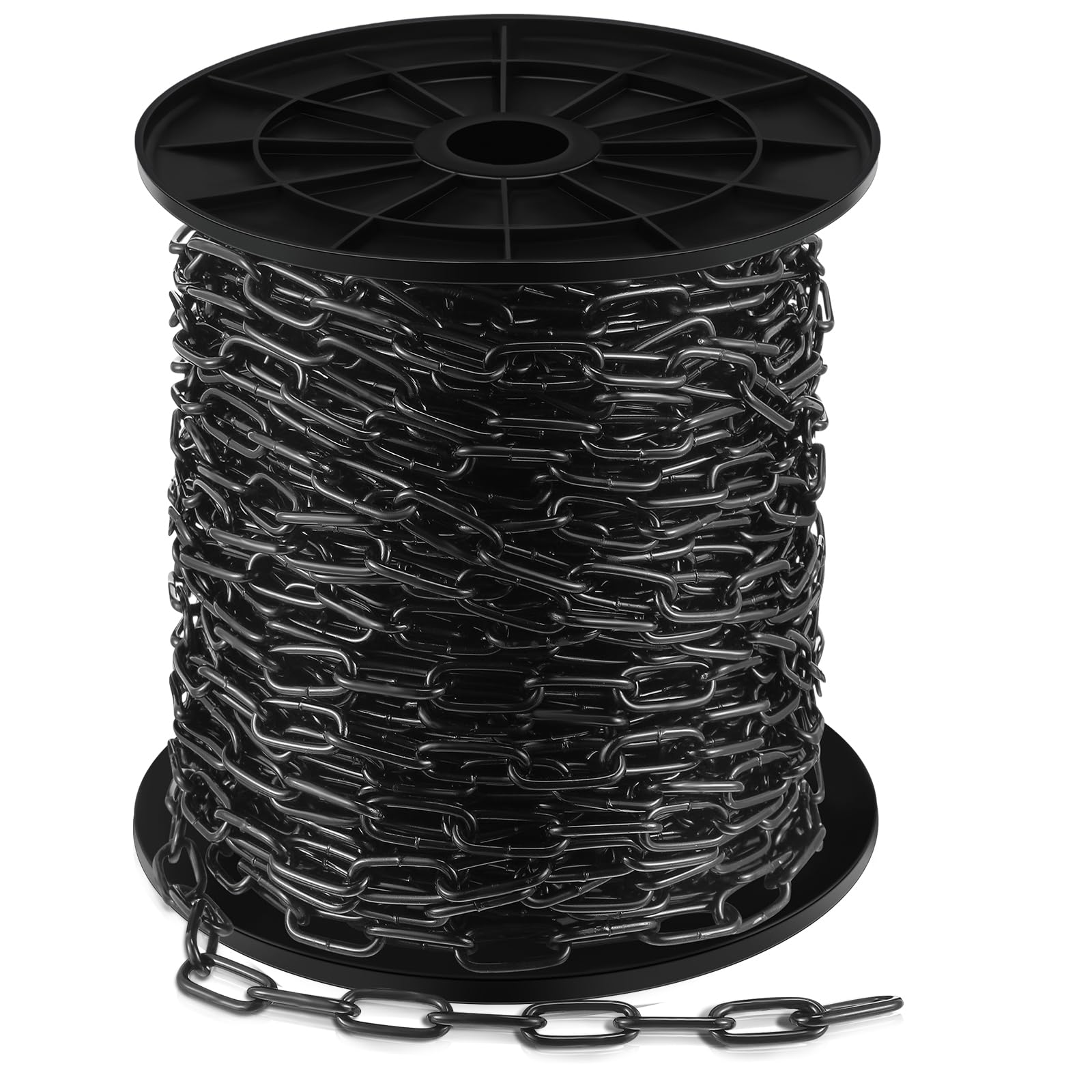 Yaocom 1/12" Chandelier Chain 100 ft Metal Hanging Chains Fixture Chain Decorative Chain Light Duty Chain Utility Chains for Hanging Plants, Basket, Light Fixture, Chandelier, Lamp