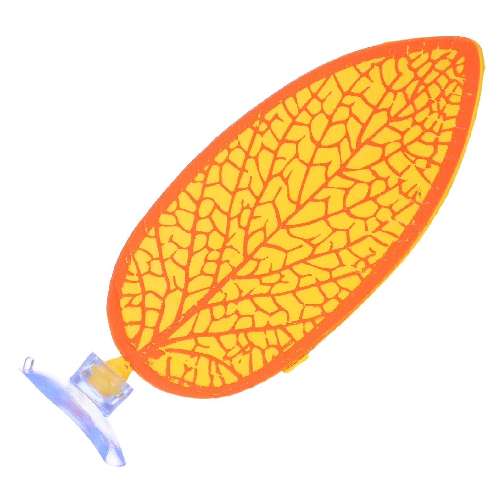 Betta Fish Hammock Leaf Pad with Suction Cup Artificial Plant Fish Rest Bed Leaf for Aquarium Decoration Ornament