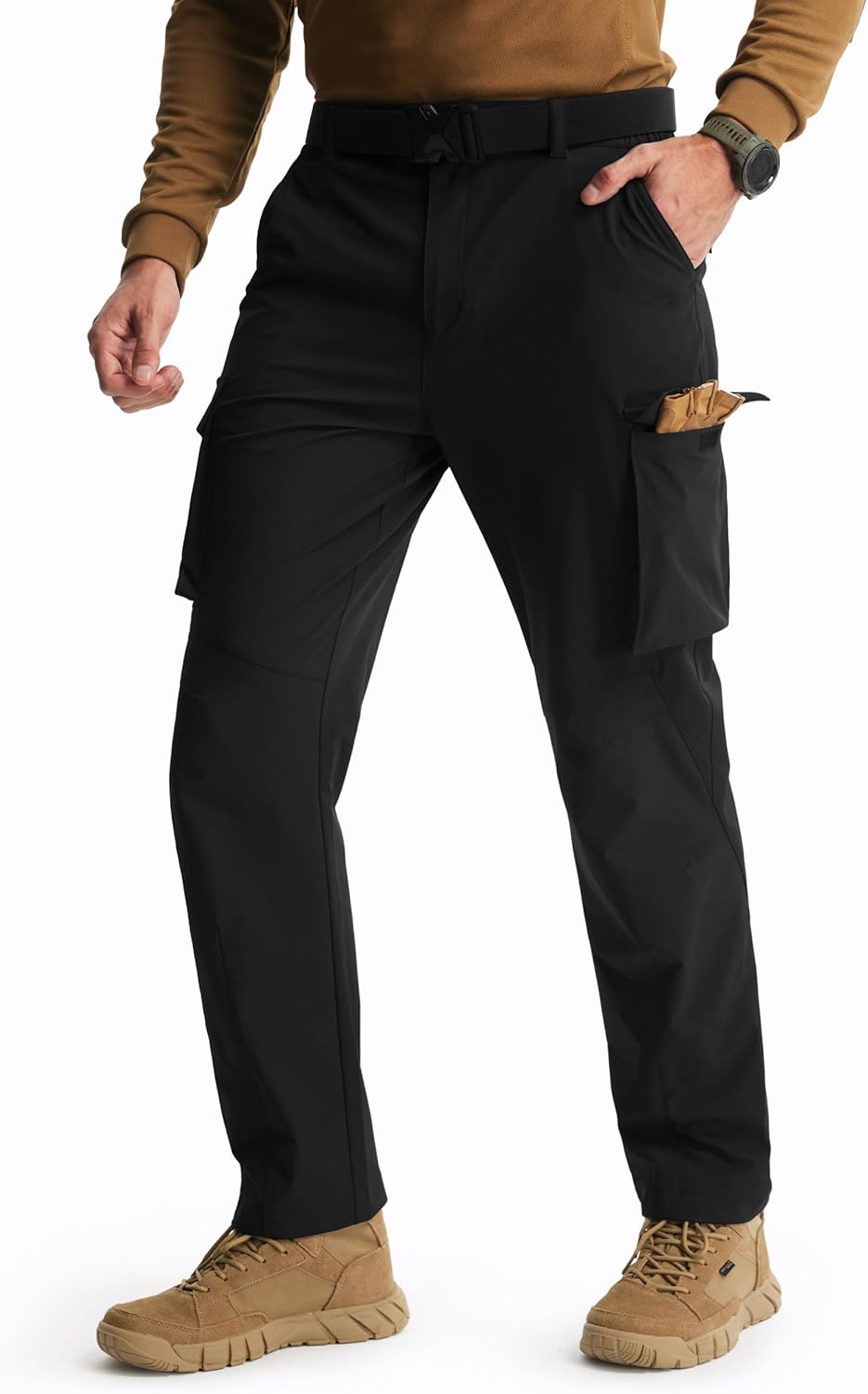 Libin Men’s Hiking Pants Cargo Pockets Water Resistant Work Pants Quick Dry Straight Leg Elastic Travel UPF 50+ Libin Men’s Hiking Pants Cargo Pockets Water Resistant Work Pants Quick Dry Straight Leg Elastic Travel UPF 50+