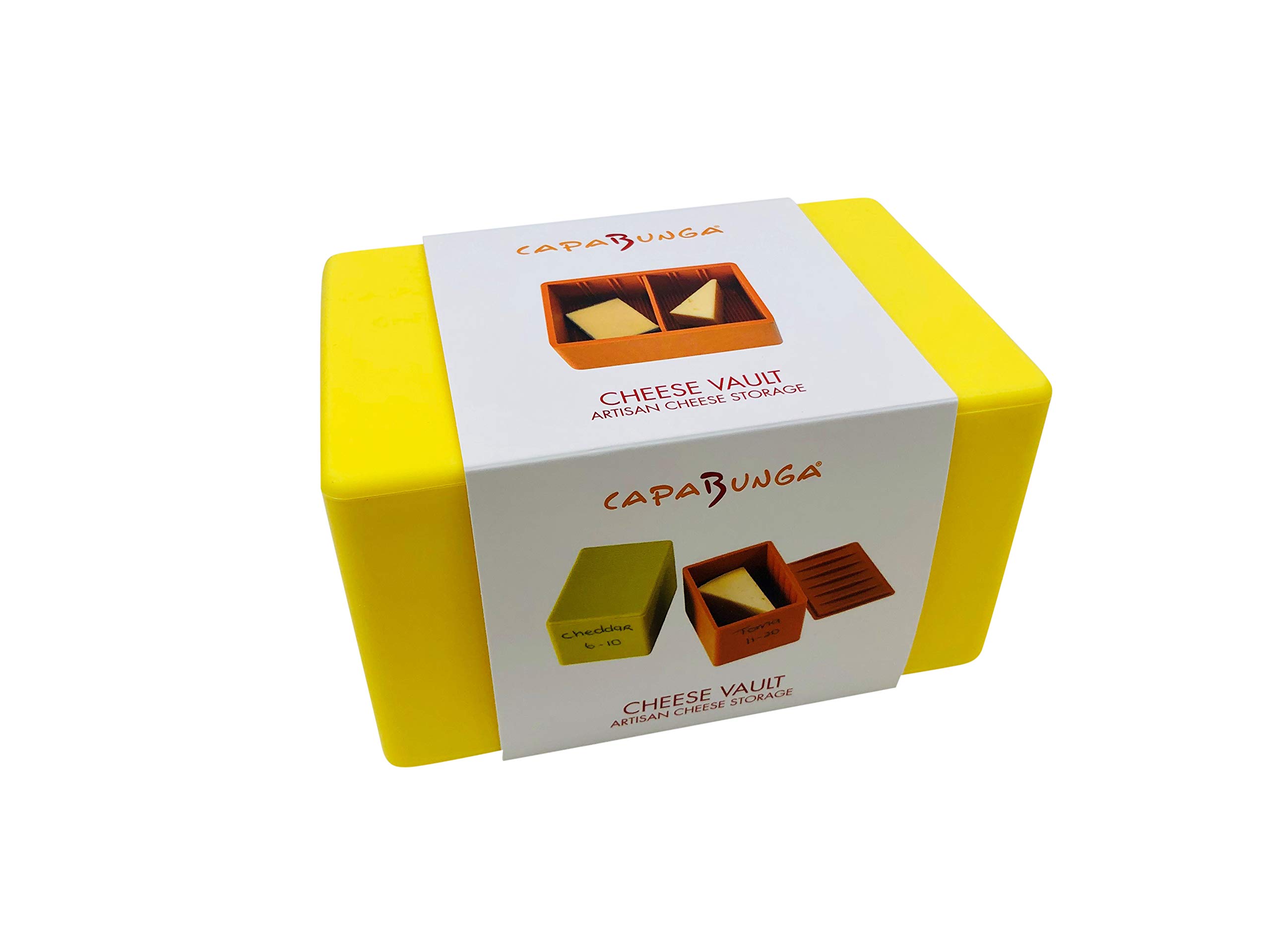 Capabunga CV5 Vault Cheese Storage Box, Butter