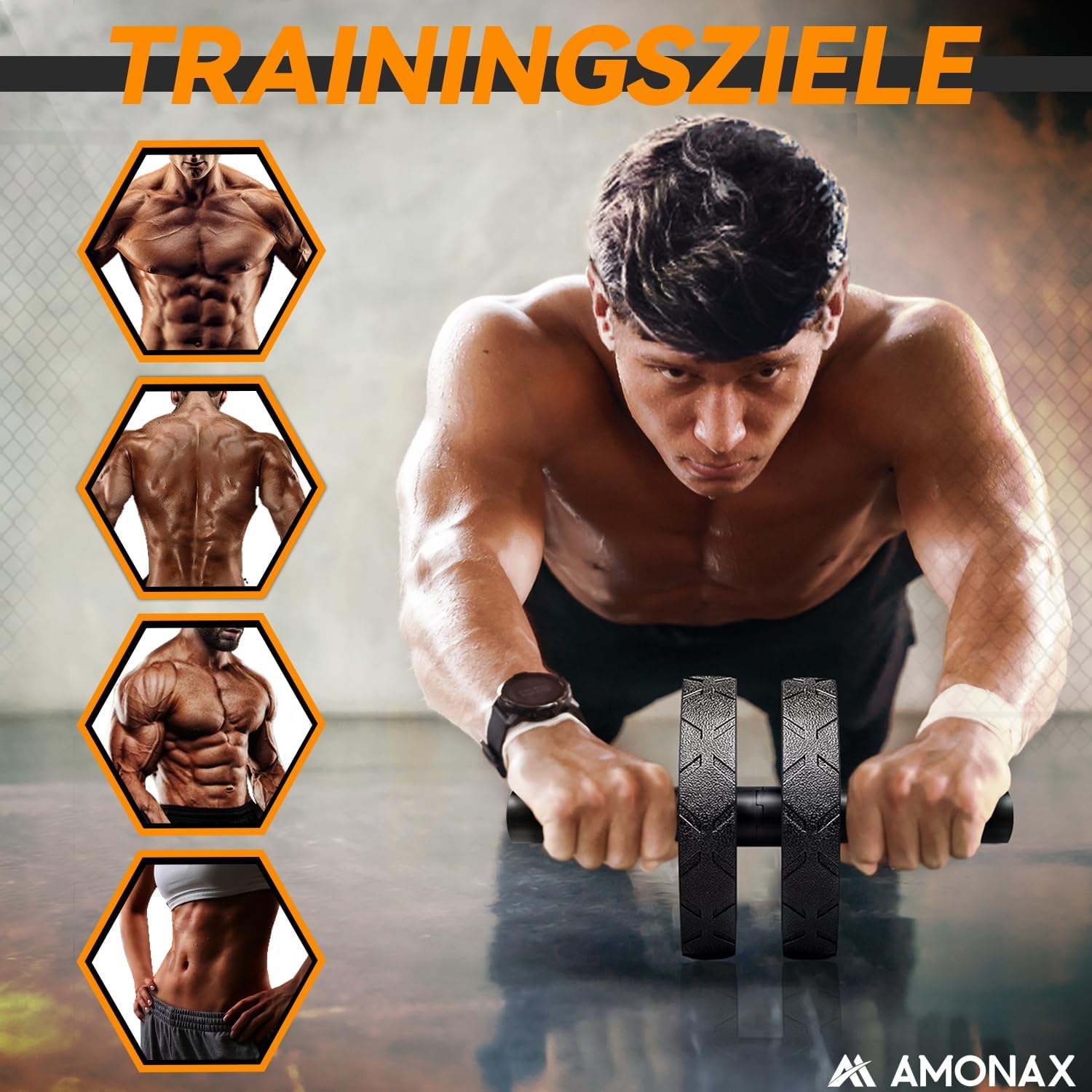 Effektives Bauchmuskeltraining mit dem Amonax Bauchroller