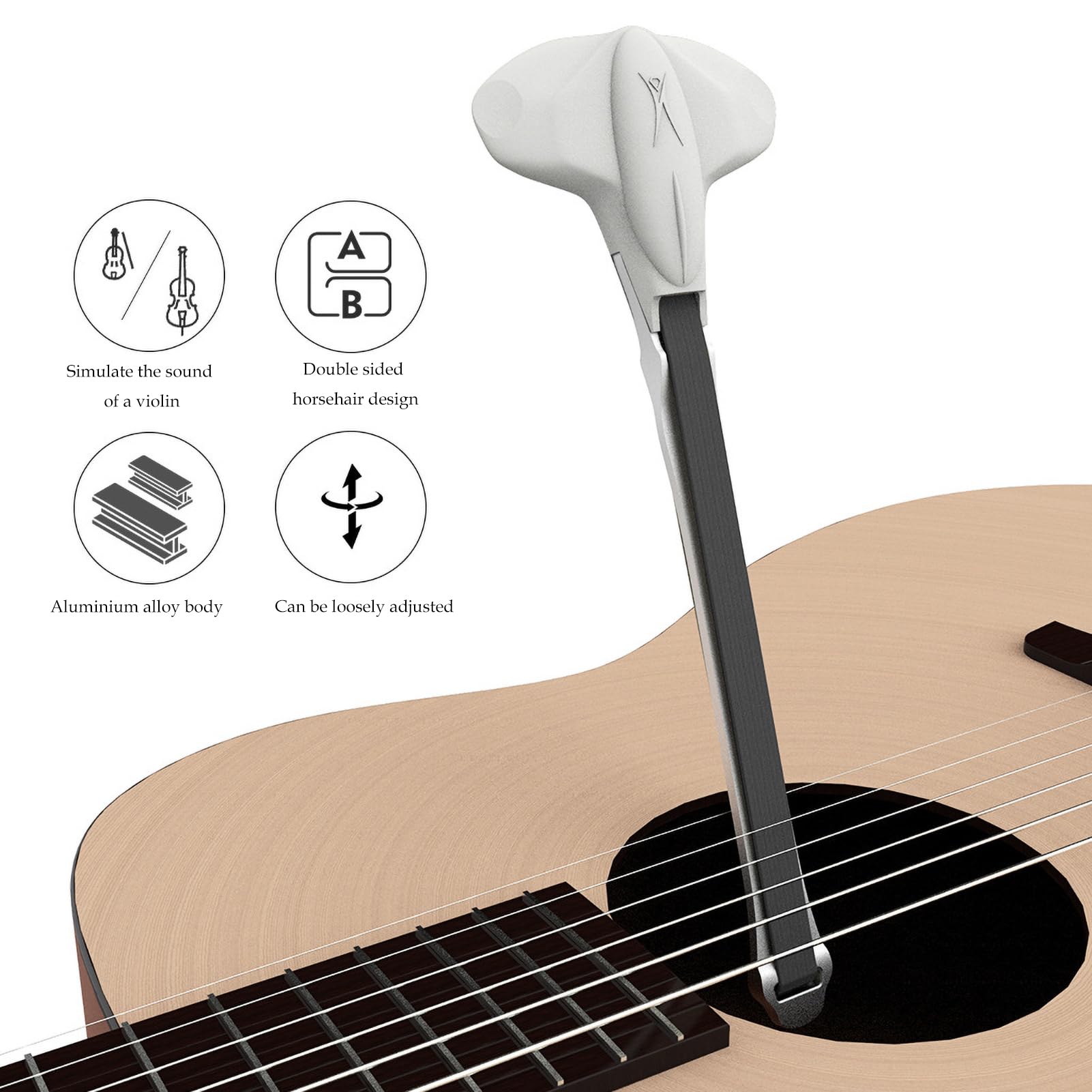Plettri per chitarra, plettri unici, plettri per chitarra leggera ed | elastica, liscia e portatile - per chitarra con strumenti a corda doppia faccia per classe scuola di viaggio Soydan