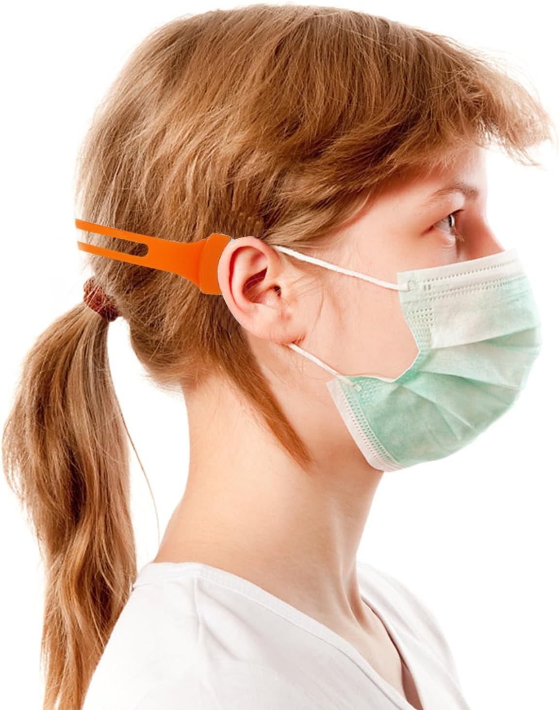 3pcs Flexible Mask Strap Extender Buckle Set Short Colored Mask Lanyard for Relieving Ear Pressure for Comfortable Daily Use