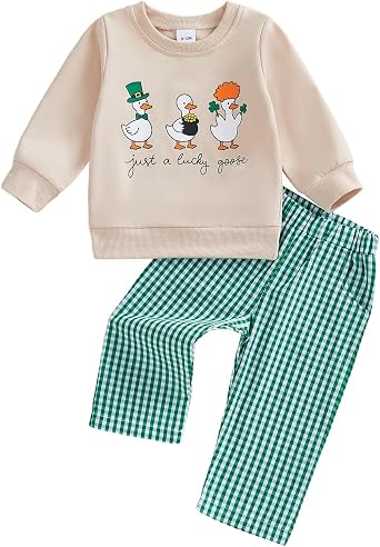 Infant Baby Boy Fall Clothes Set Funny Letter Sweatshirt Pant Outfit Toddler Winter Clothes 6 12 18 Months 2T 3T