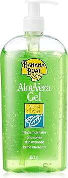 Banana Boat Aloe Vera Skin Care Gel 400 ml, Large Pump Bottle
