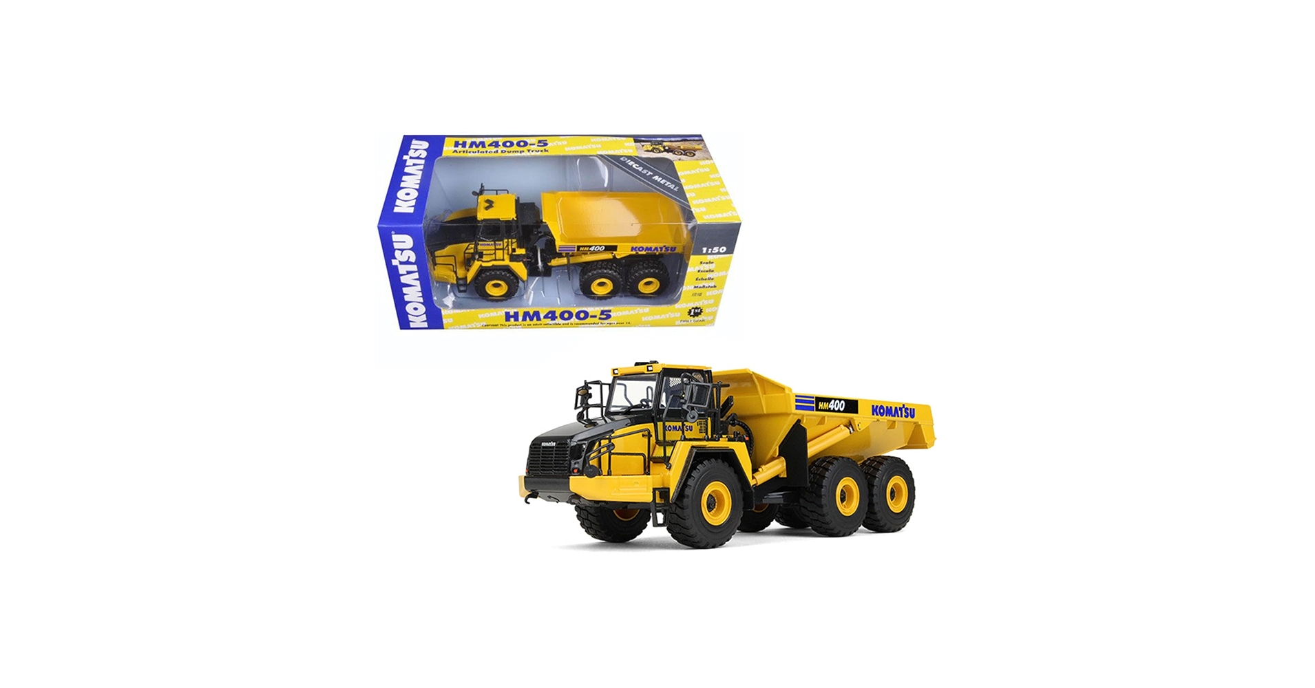 Amazon.com: First Gear Komatsu: Komatsu HM400-5 Articulated