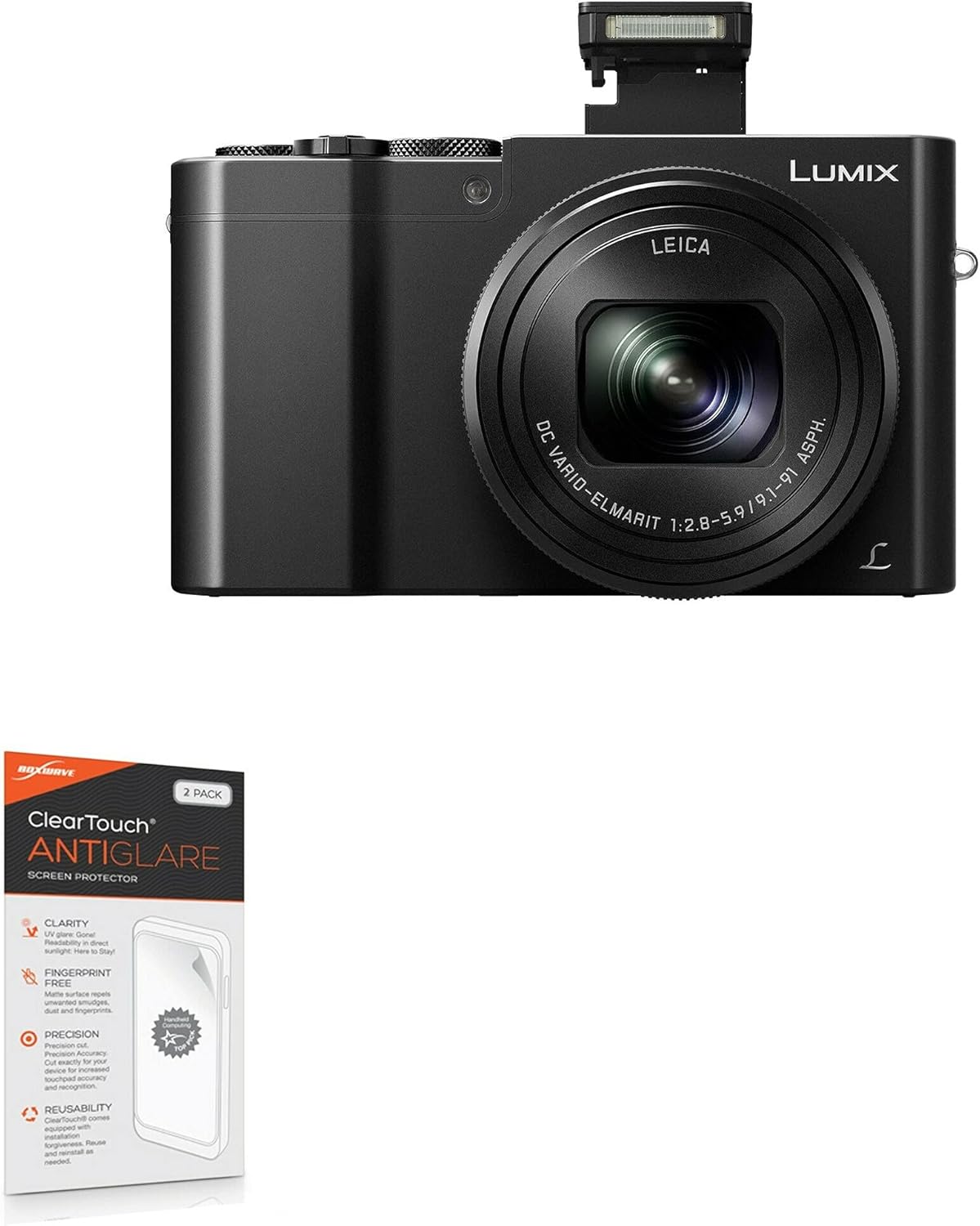 BoxWave Screen Protector Compatible With Panasonic Lumix
