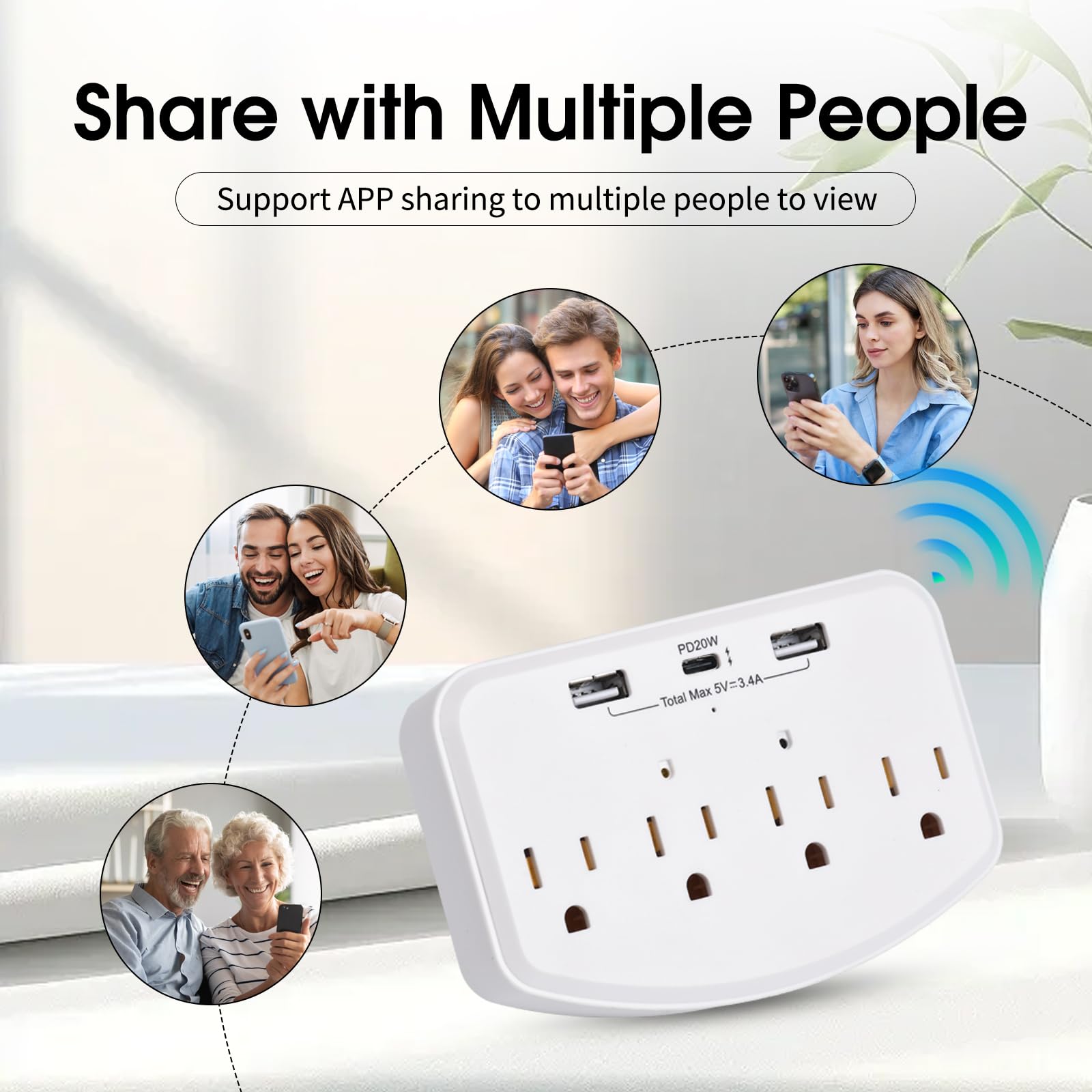 Hidden Camera - 1080p HD Camera - Nanny cam for Home Security - WiFi Wall-Mounted Cameras — view 6