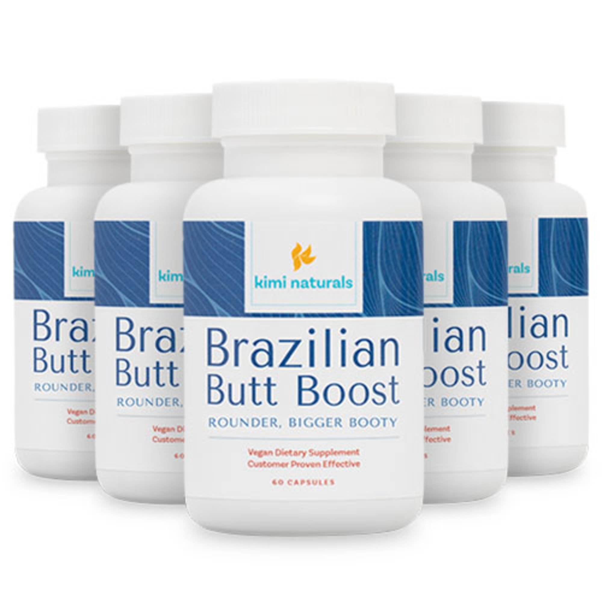 KIMI Naturals Butt Enhancer Pills - Tightening and Butt Lifting Supplements for Bigger Booty and Curvy HIPS -