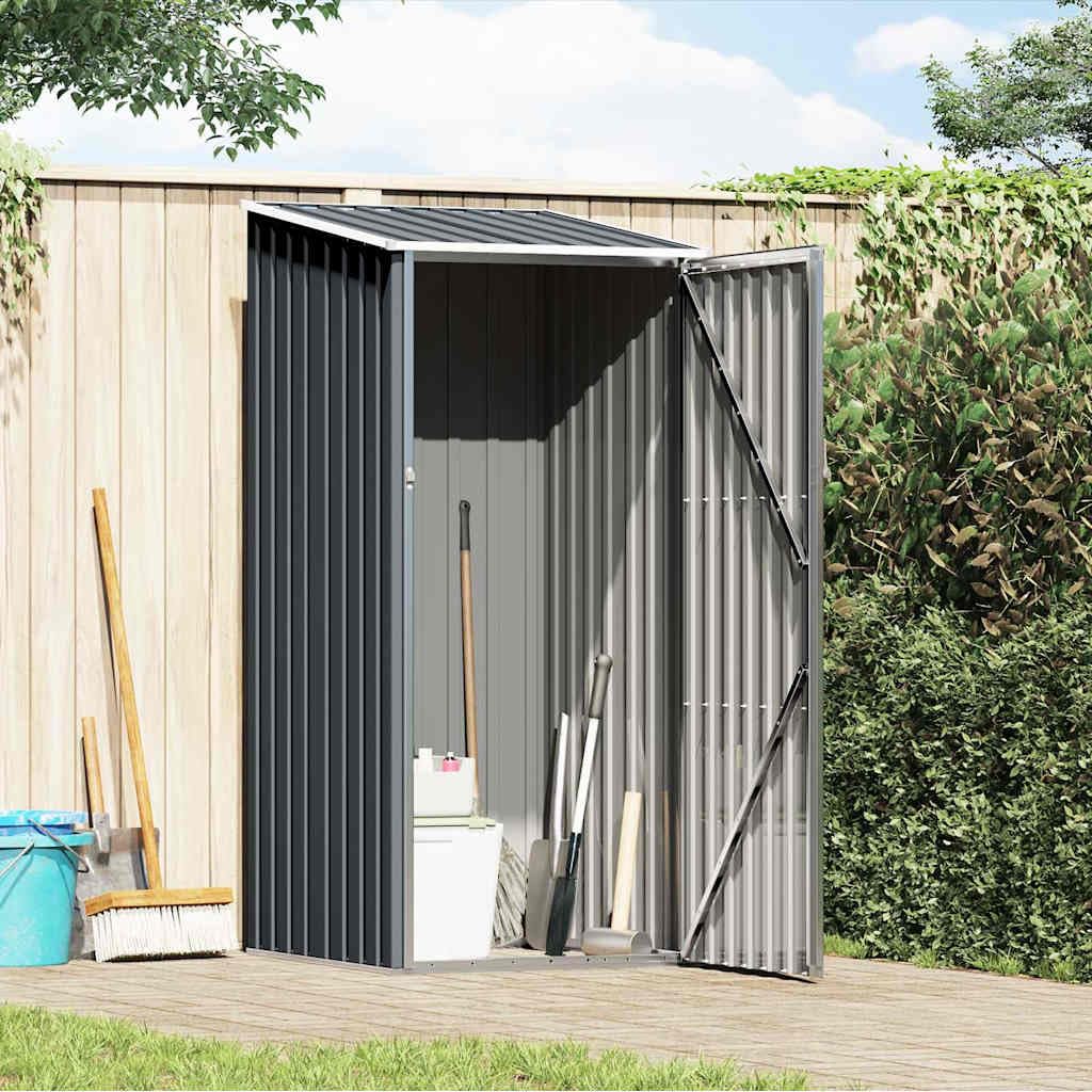 Domek ogrodowy 87 x 98 x 159 cm stal galwanizowana antracyt