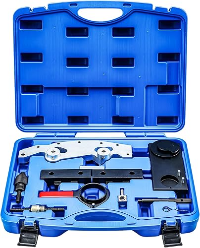 PHILTOP Kit de herramientas de sincronización del motor Herramienta de bloqueo del árbol de levas para BM-W M52TU M54 M56, kit de herramientas de