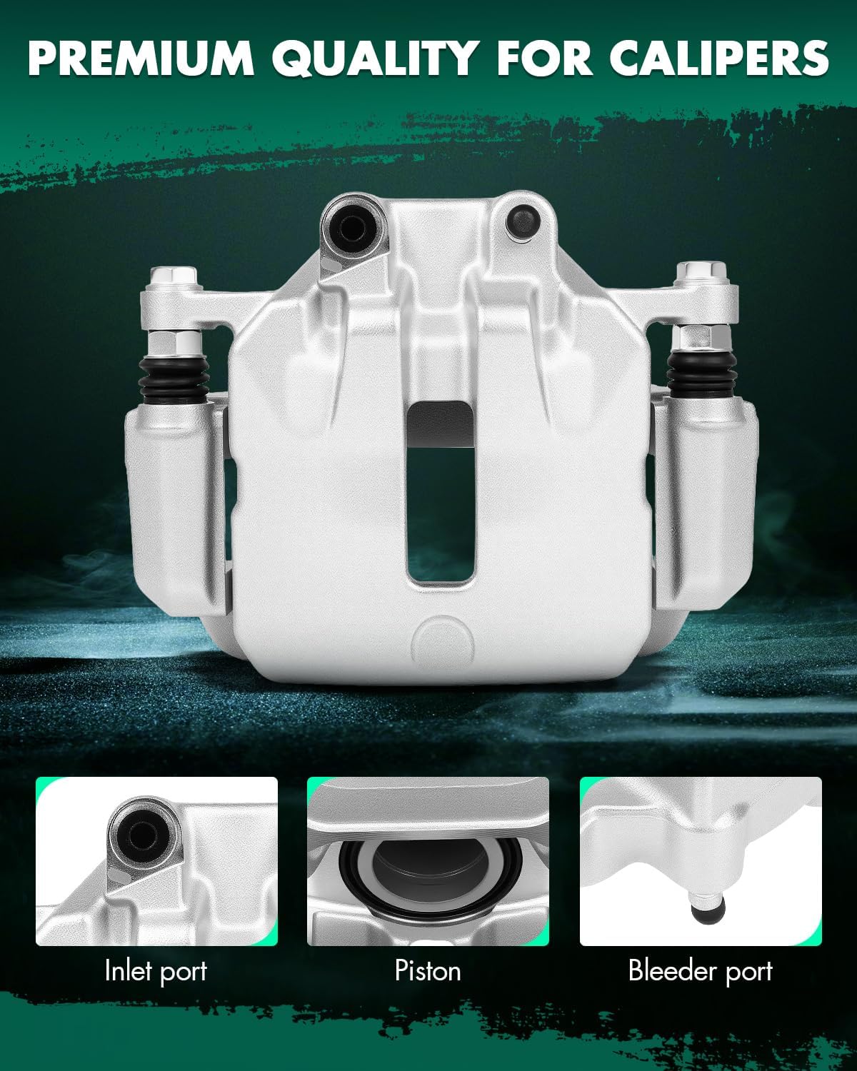 SCITOO Front Left & Right Brake Calipers w/Bracket 18B5270 18B5271 Fit For Buick For Allure/For LaCrosse/For Regal,For Cadillac For ELR,For Chevy For Equinox/For Impala/For Malibu,For GMC For Terrain